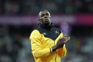 Usain Bolt at the 16th IAAF World Athletics Championships London 2017 - Day Ten - Source: Getty